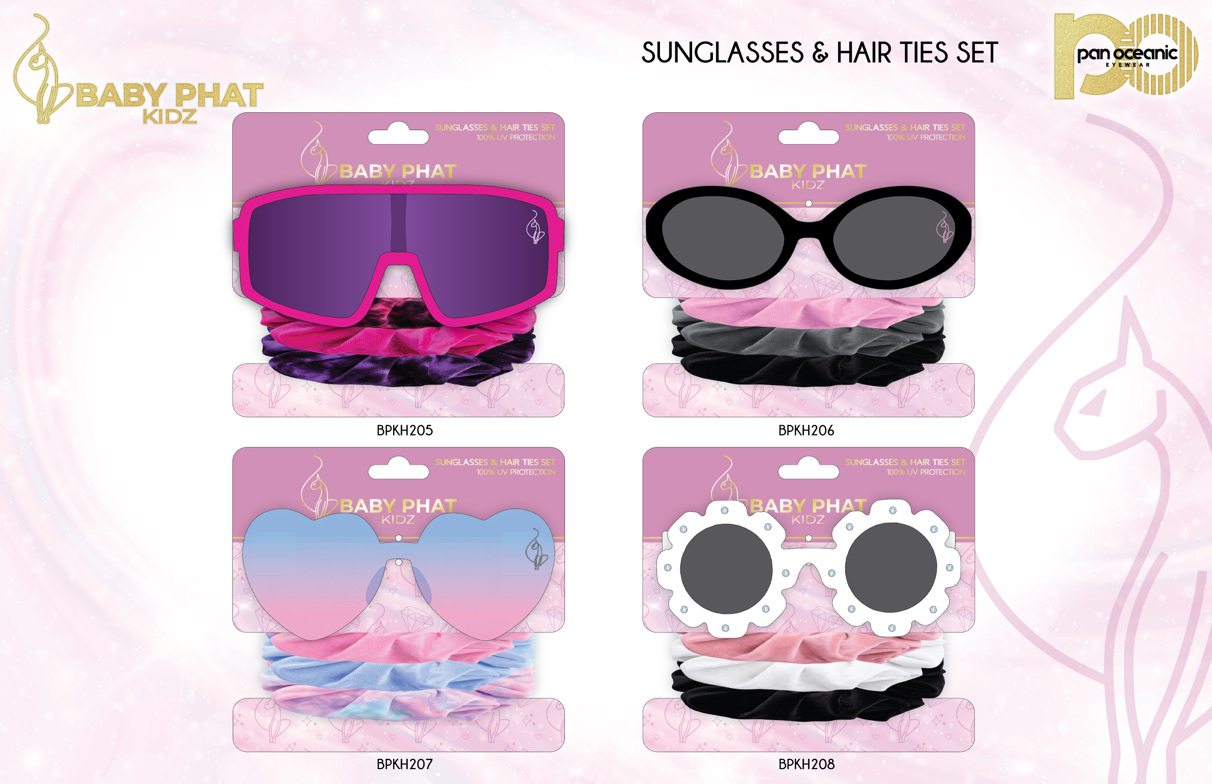 Sunglasses & Hair Tie Sets