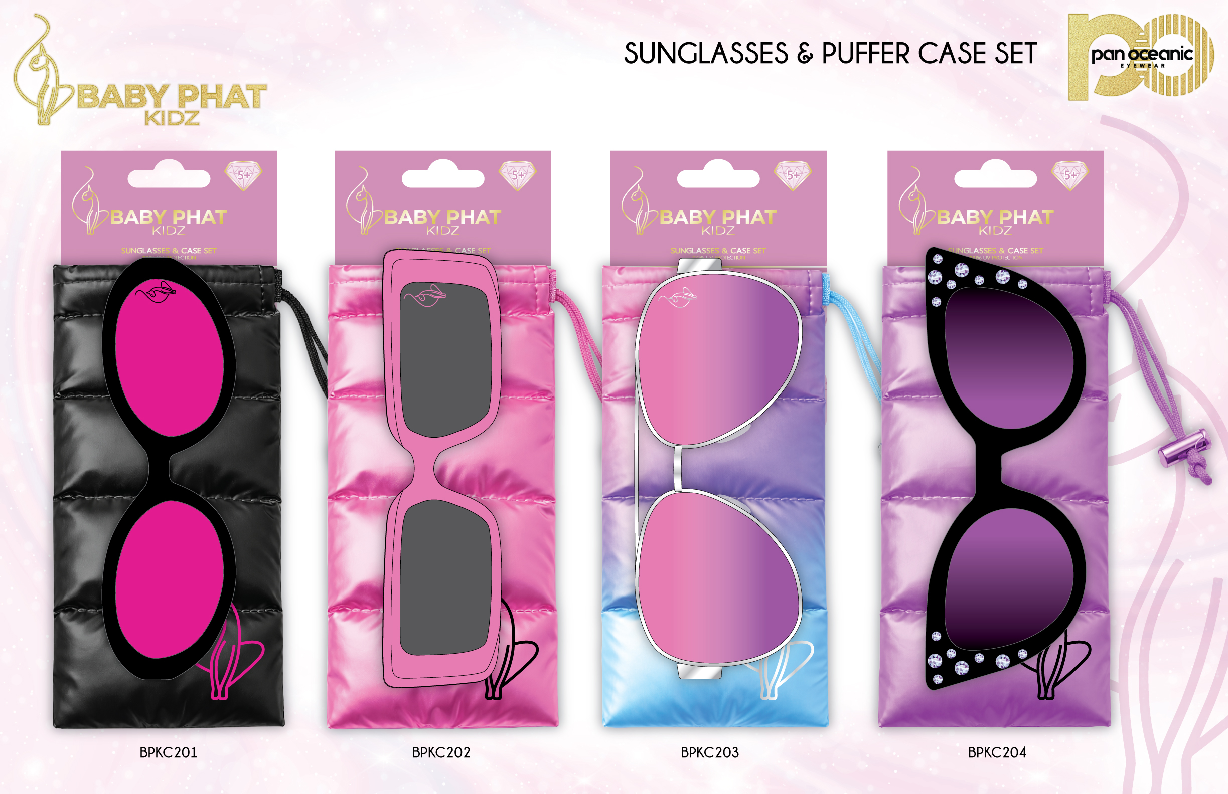 Sunglasses & Puffer Case Sets