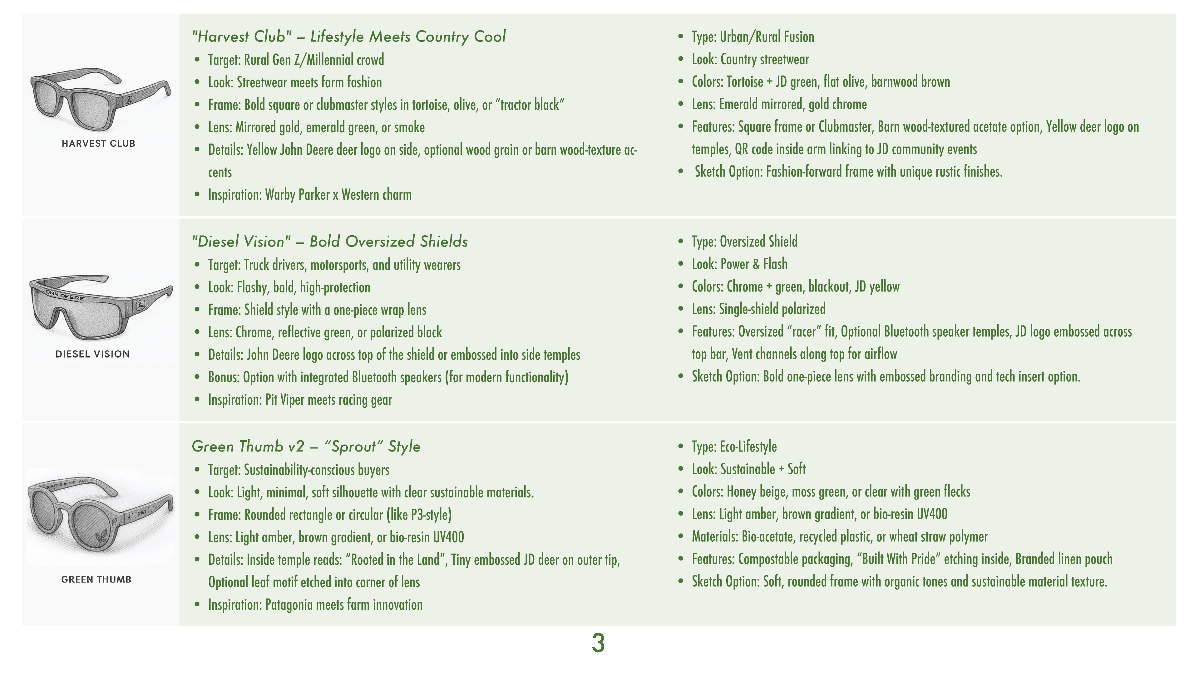 John Deere Sunglasses & Accessory Sets
